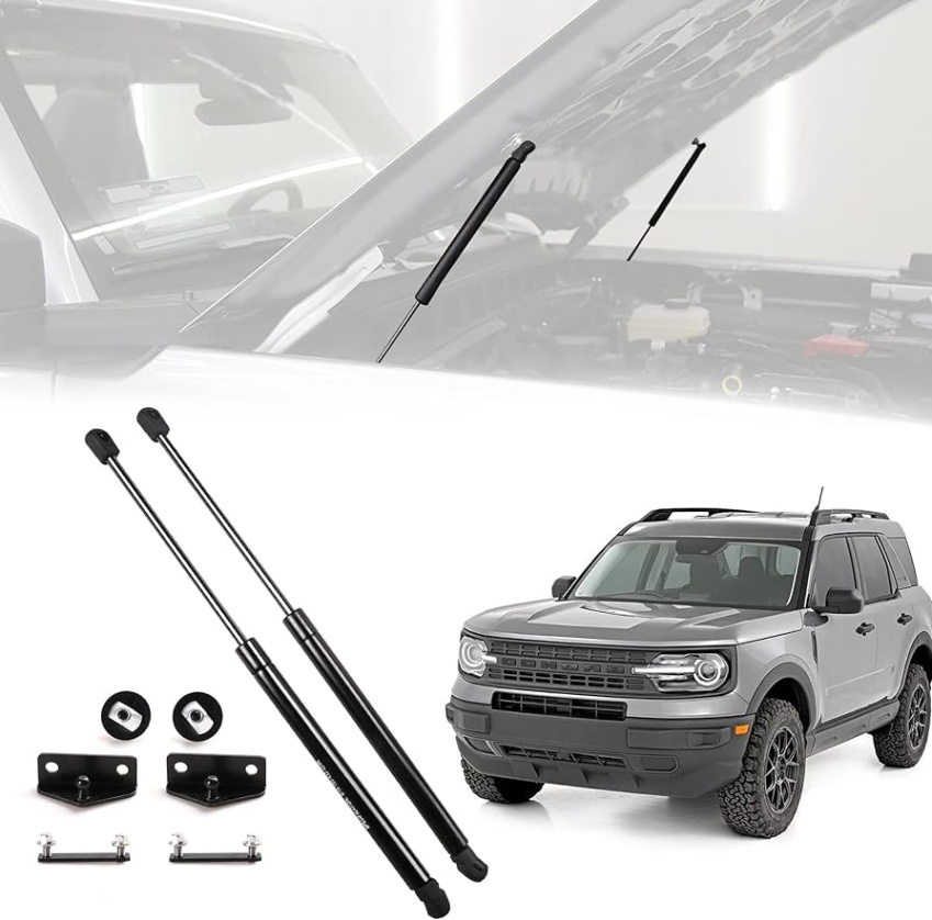 2022 ford bronco sport accessories Bulan 1 BESTAOO Front Hood Lift Supports Shocks for Ford Bronco Sport Accessories,  Struts Gas Springs Shocks Compatible with Ford Bronco Sport