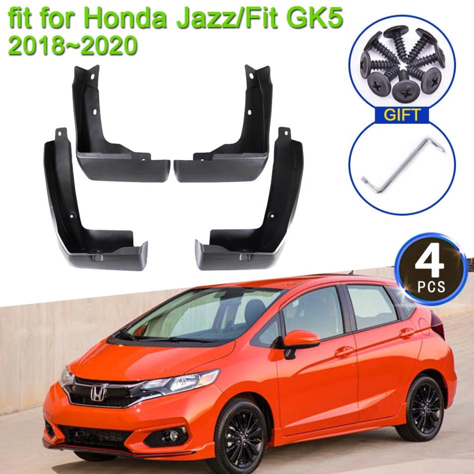 accessories for honda fit Bulan 2 for Honda Jazz Fit GK    Mudguards Fender Front Rear Wheels  Mud Flaps New Guard Splash Car Styling Pcs Accessories