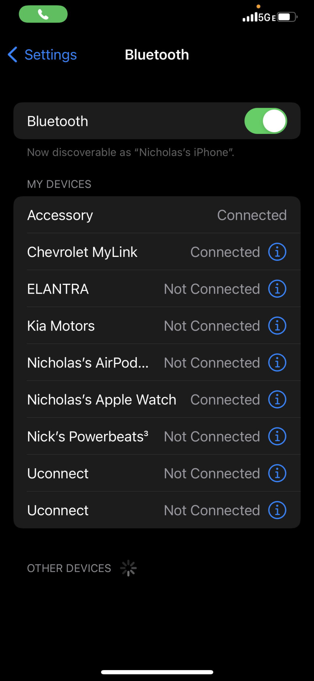 accessory connected iphone Bulan 3 Bluetooth connected to unknown accessory - Apple Community