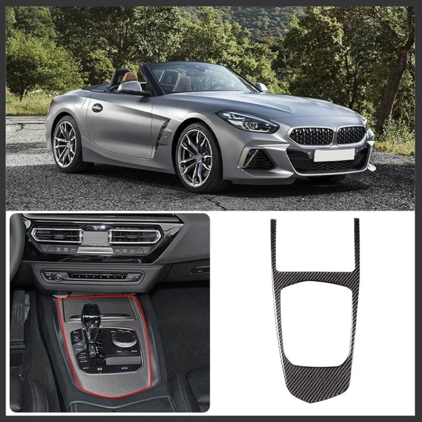 bmw z4 accessories Bulan 5 for BMW Z G - Carbon Fiber Car Styling SoftCentral Control Gear  Panel Sticker Car Accessories