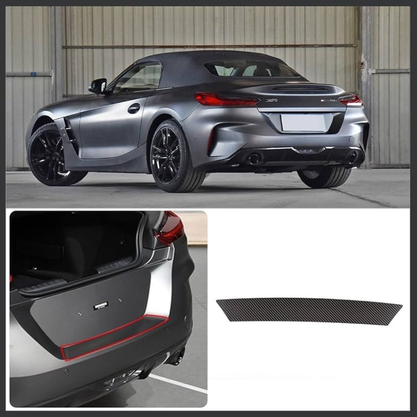 bmw z4 accessories Bulan 5 for BMW Z G - Carbon Fiber External Rear Guard Plate Sticker Car  Accessories