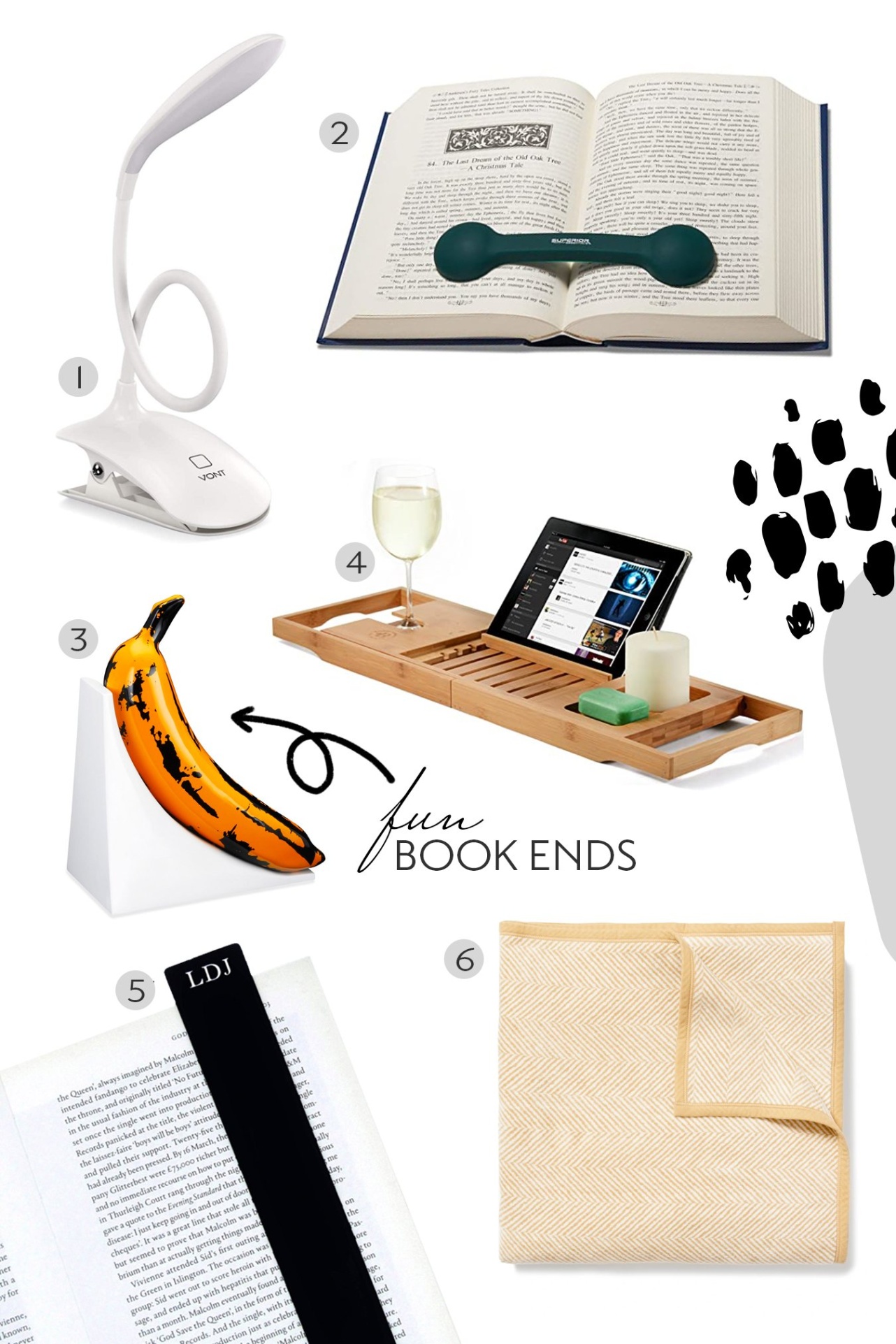 book reading accessories Bulan 5 Must Have Reading Accessories! - The Stripe by Grace Atwood