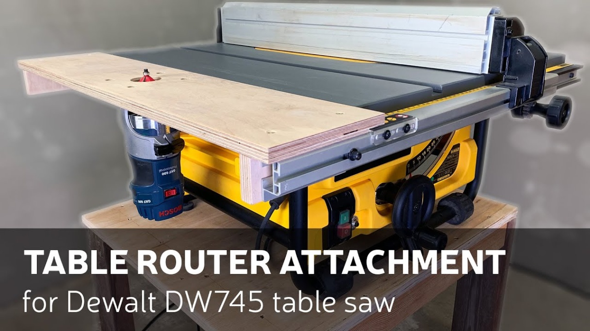 dewalt table saw accessories Niche Utama Home How To Make A Table Router Attachment for Dewalt Table Saw