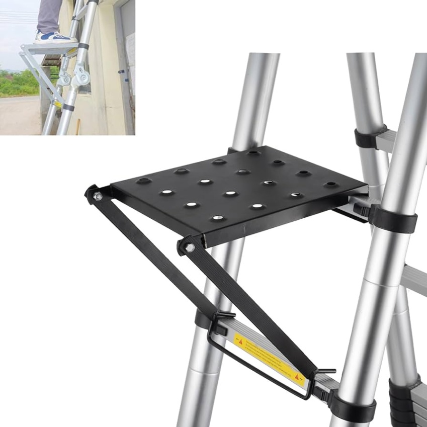 extension ladder accessories Niche Utama Home Ladder Work Platform,Extension Ladder Accessories,Removable Tool  Tray,LBS Capacity