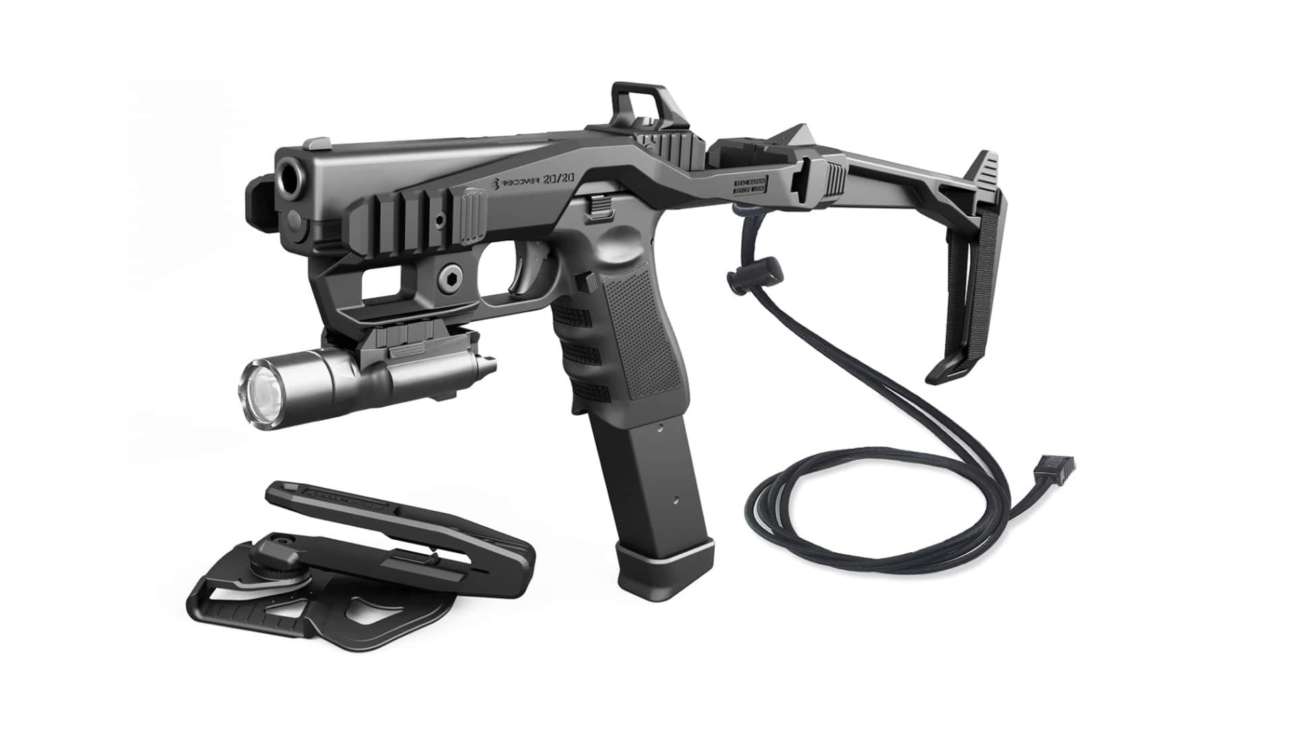 glock 20 accessories Niche Utama Home /N Pistol Brace Stabilizer Kit for Glock Inc Umarex & Cybergun