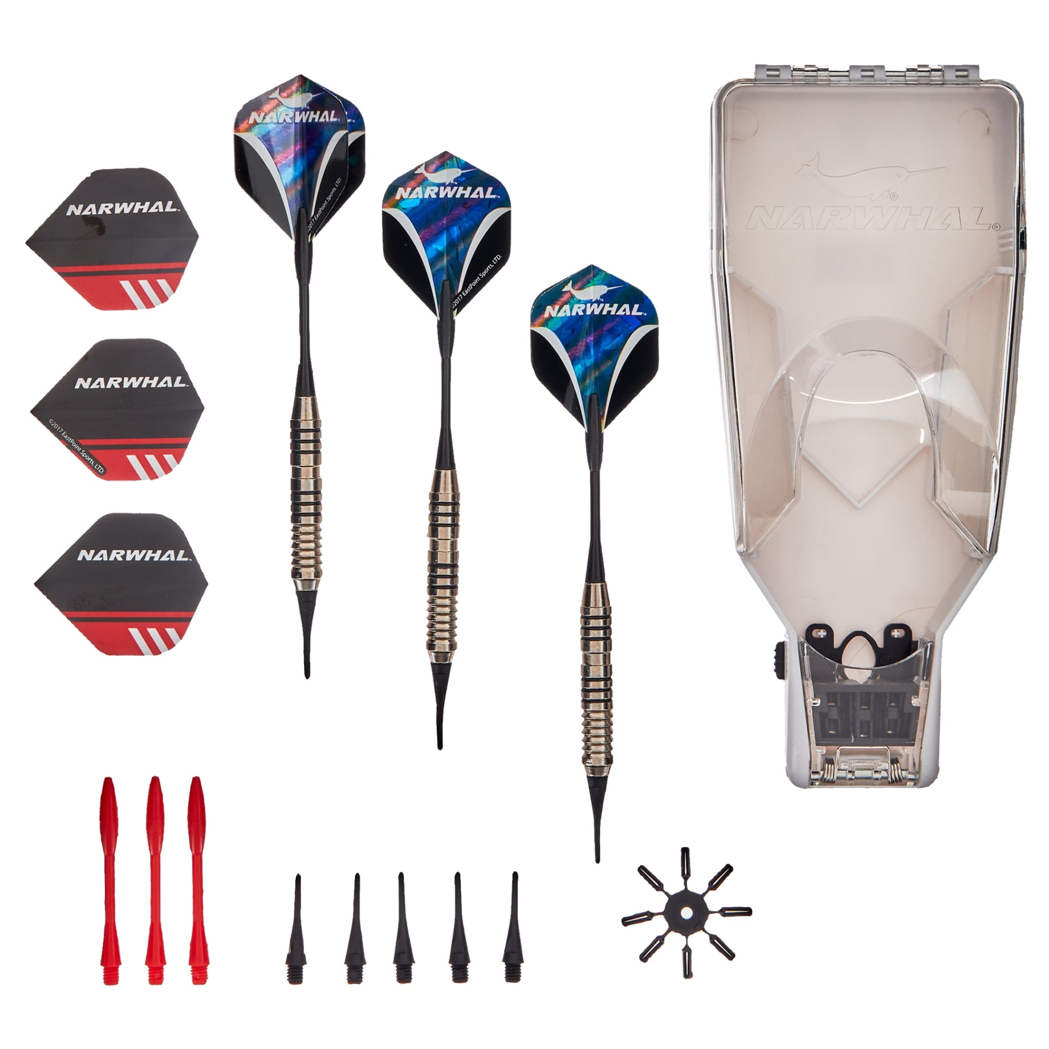 dart accessories near me Niche Utama Home Narwhal Tournament Soft Tip Dart Set for Electronic Dartboards, g,  in