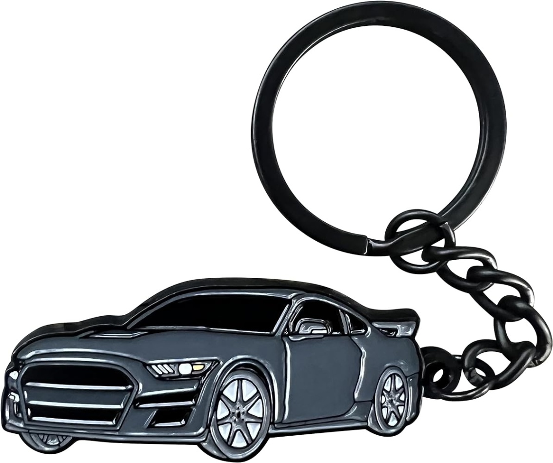 ford mustang accessories Niche Utama Home Sleek Metal Keychain Compatible With Ford Mustang - Fits All Models, For  Ford Mustang Accessories, Gifts, Keyrings